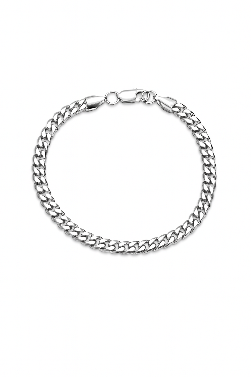Silver Cuban Bracelet 5mm