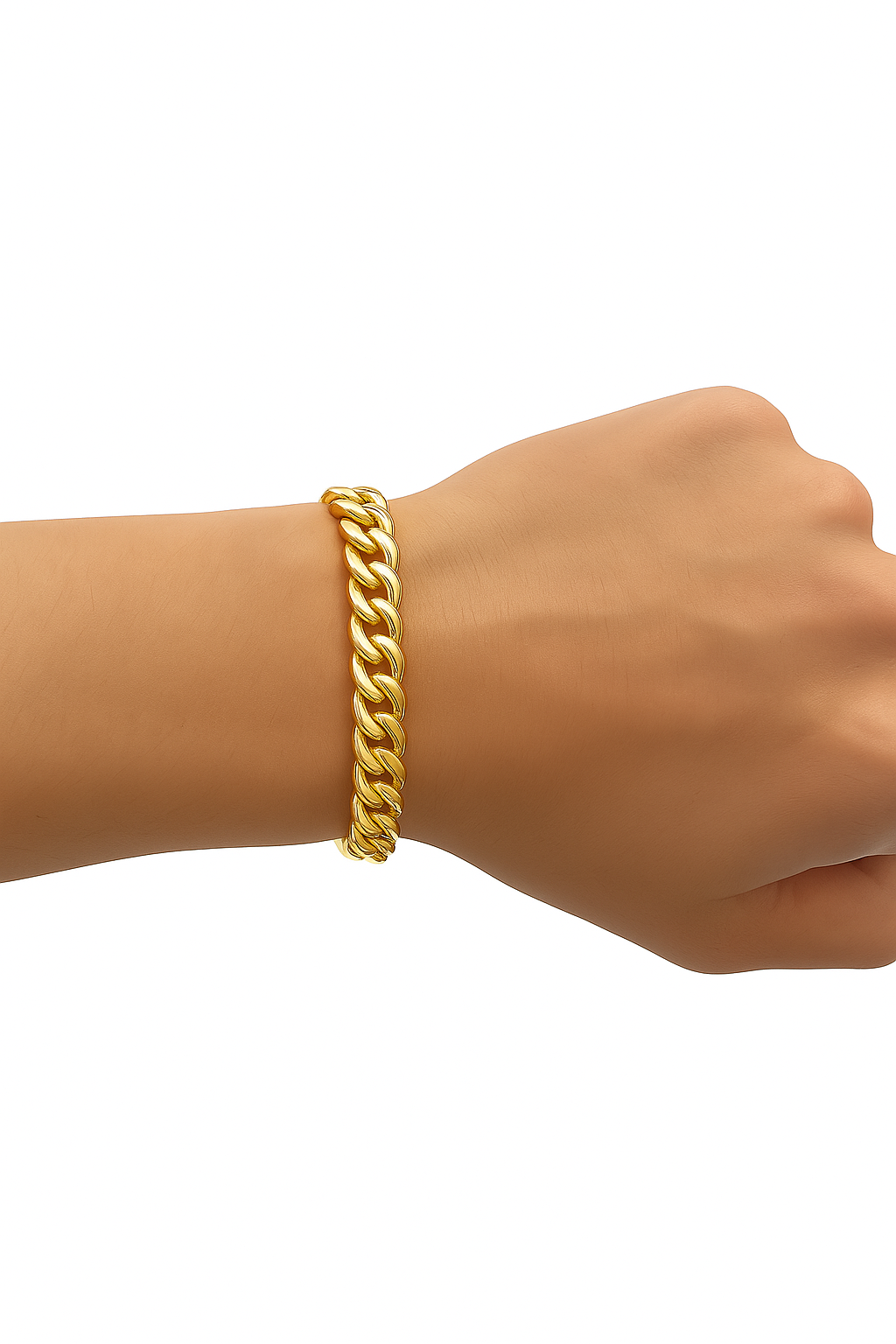Gold Cuban Bracelet 8mm