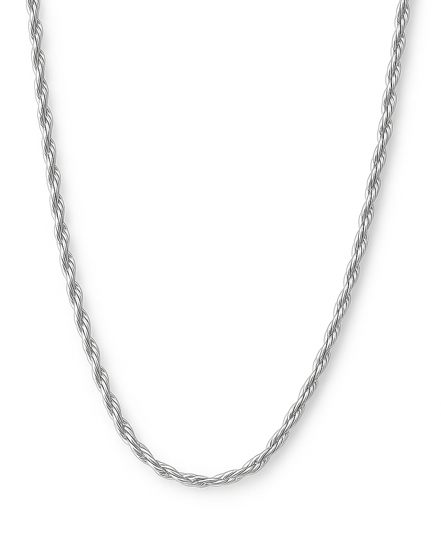 Silver Rope Chain 4mm