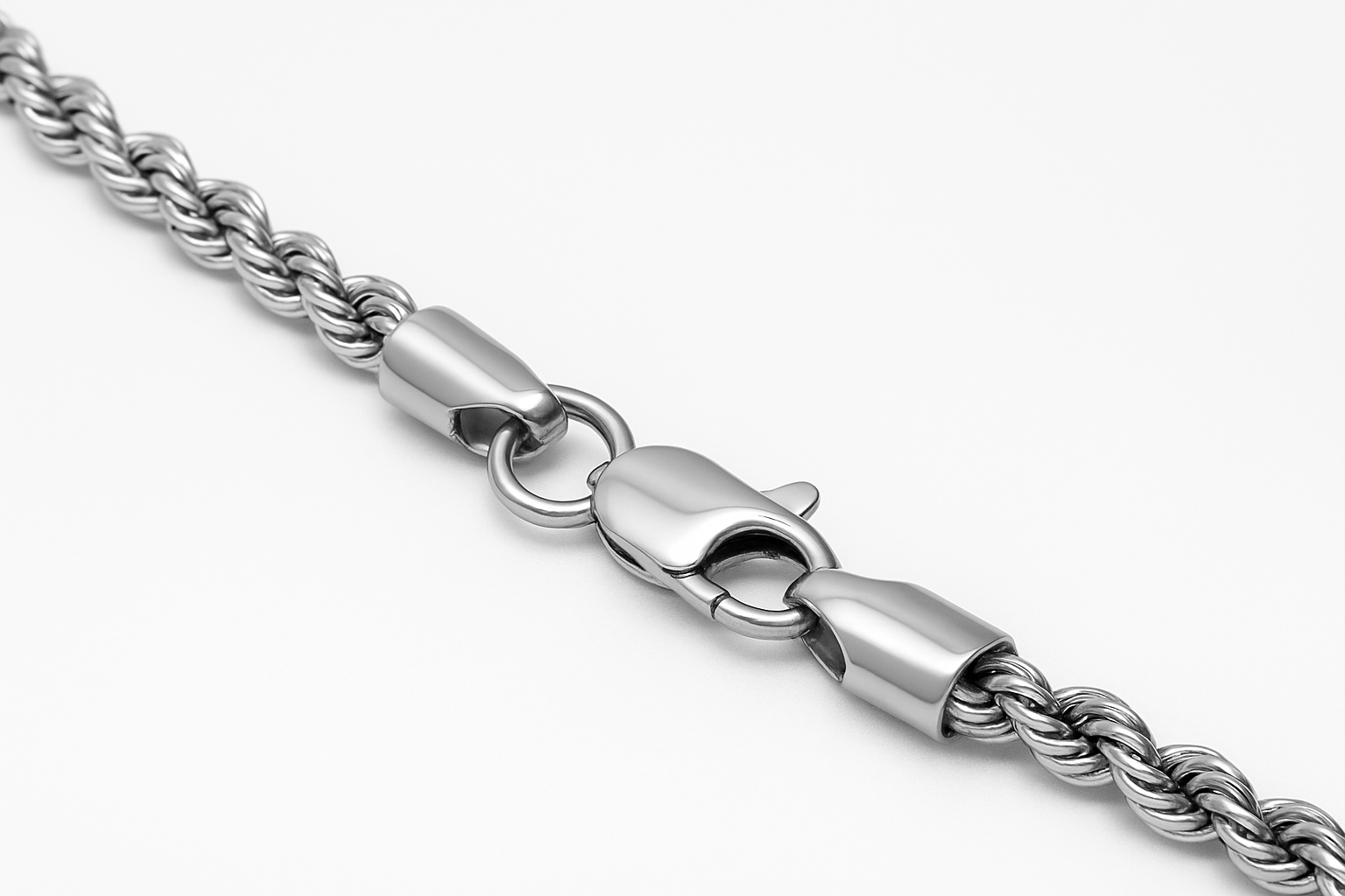 Silver Rope Chain 4mm